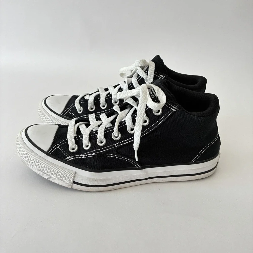 Converse Chuck Taylor All Star Malden Street Mid Canvas Sneakers Black Men's 7